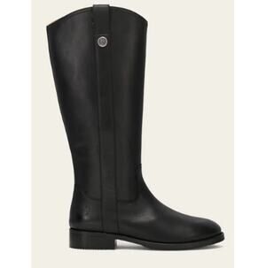 Frye Women's Black Button Tall Wide Calf Melissa Inside Zip Boots Size 6M